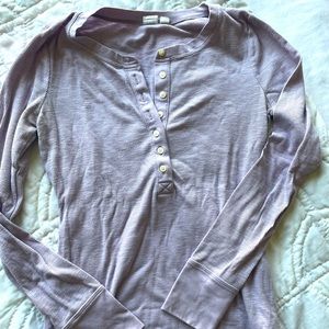 Henley long sleeve shirt